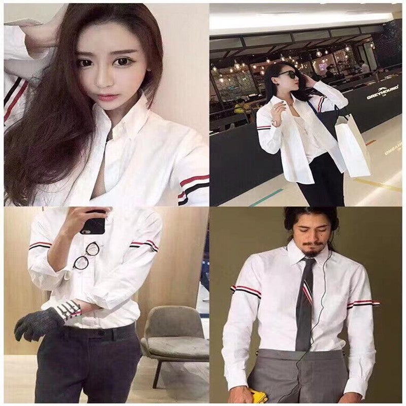 T-B21 Shirt Men And Women With Classic Joker Casual Fashion Slim A Variety Of Shirt Stars - Image 5