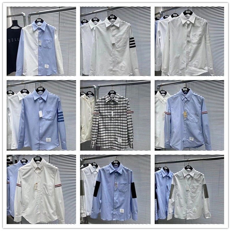 T-B21 Shirt Men And Women With Classic Joker Casual Fashion Slim A Variety Of Shirt Stars - Image 3