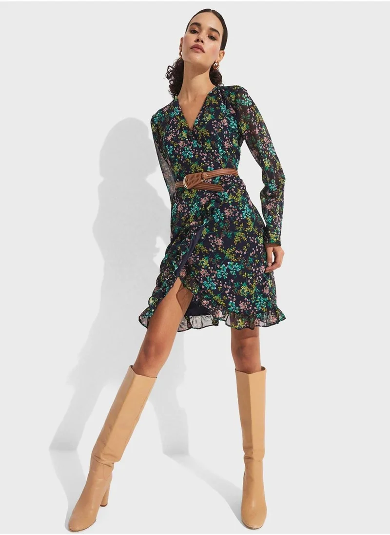 JUNE Floral Printed Dress