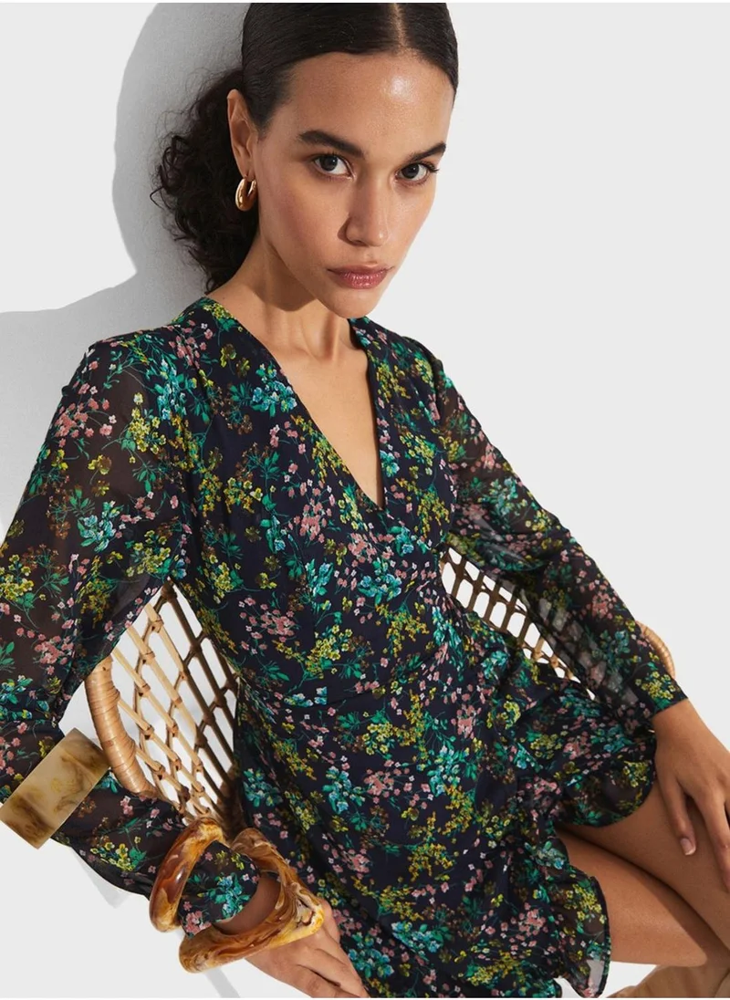 JUNE Floral Printed Dress