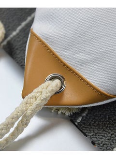 Freegallops 2024 New Style Fashion Canvas Drawstring Backpack Sports Backpack Football Training Bag  - Image 4