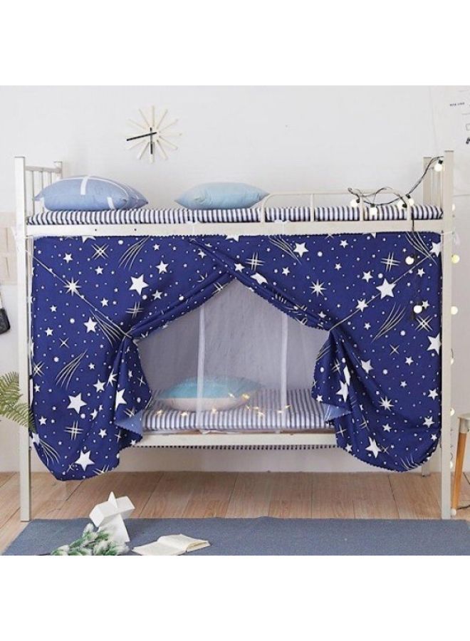 Y&D White Star Designed Lower Deck Curtain Cotton Blend Blue/White  - Image 1