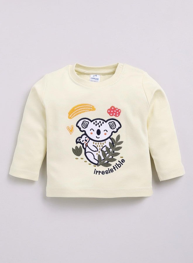 Dollar Junior Tiny Crews Baby Boys Casual T-Shirt Pant Set,3-6M - Image 3