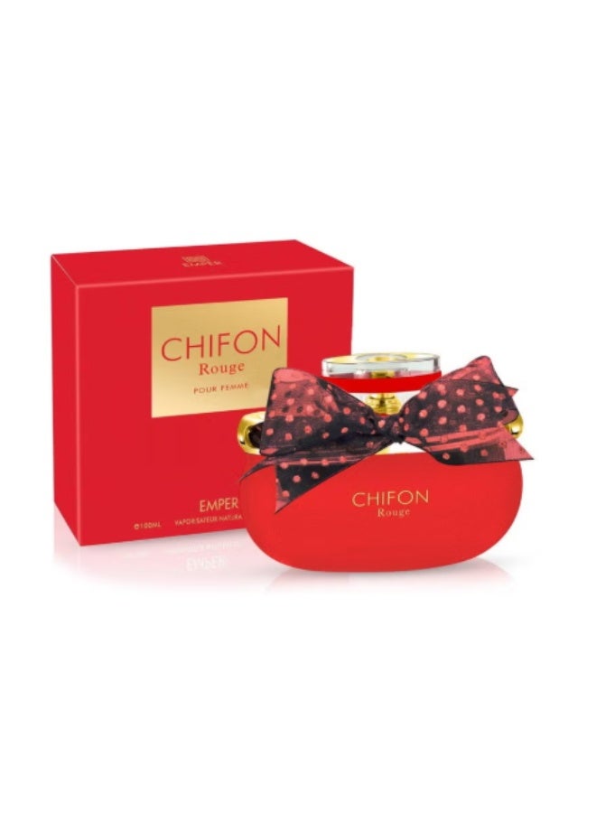 EMPER Chifon Rouge Eau De Parfum For Women 100ml – Elegant & Long-Lasting Feminine Fragrance - Image 1