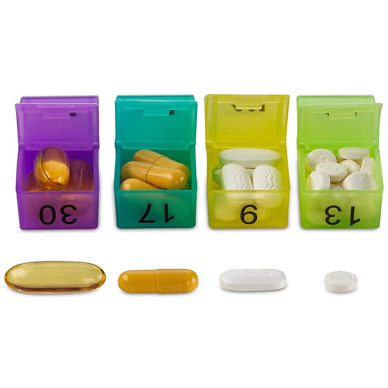 One Month 30 Days Monthly Tablet Storage Box Ampm 2 Trips A Day 31 Days 4 Weeks Medicine Box - Image 5