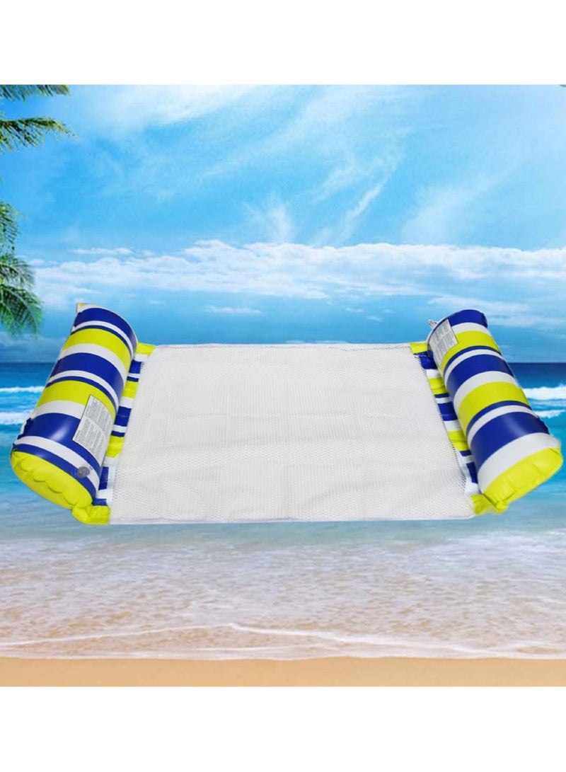 NIBEMINENT 4-in-1 Hammock Inflatable Pool Float, Multi-Purpose Pool Hammock (Saddle, Lounge Chair, Hammock, Drifter) Pool Chair, Portable Water Hammock - Image 2