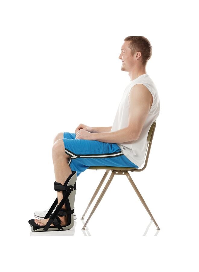 Plantar Fascitis Night Splint Adjustable Leg Support Brace for Fascia, Tendon and Calf Stretching, Heel and Bone Spur, Arch Pain Treatment Fit Right or Left Foot Black M - Image 5