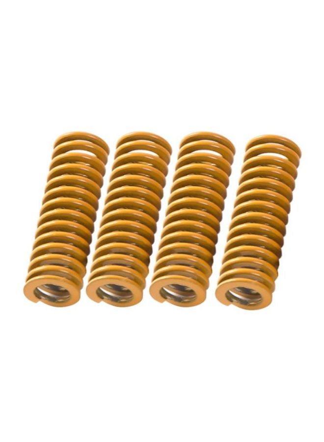 4-Piece Printer Compression Springs Set Yellow