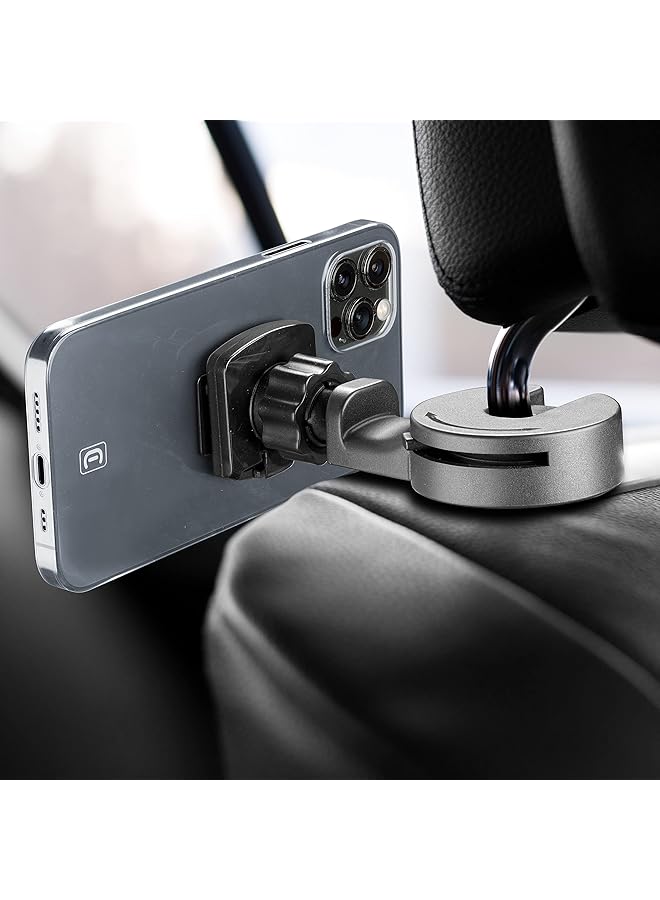 سيلولار لاين حامل مغناطيسي للسيارة لمسند الرأس باللون الأسود - Image 4