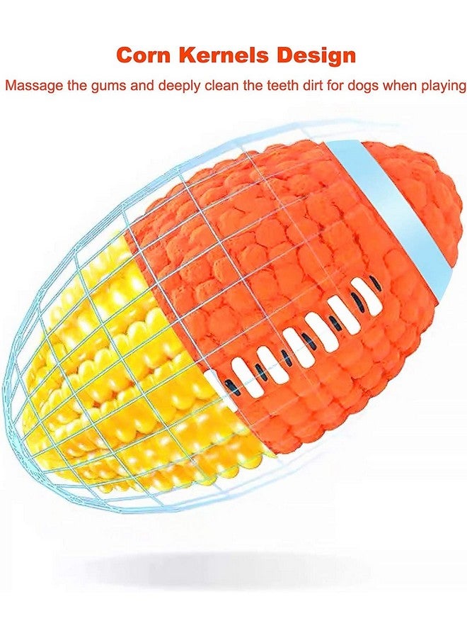 لعبة كرة الرجبي المطاطية الصاخبة المصنوعة من مادة اللاتكس للكلاب والجراء - كبيرة - Image 5