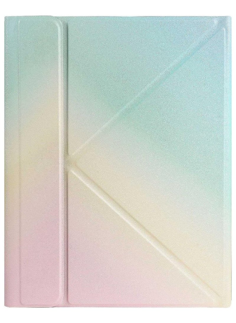 Detachable Keyboard Case for iPad 10th Generation 10.9 Inch 2022, 7 Colors Backlit Gradient Colours Keyboard Cover with Pencil Holder, Foldable Stand  - Image 2