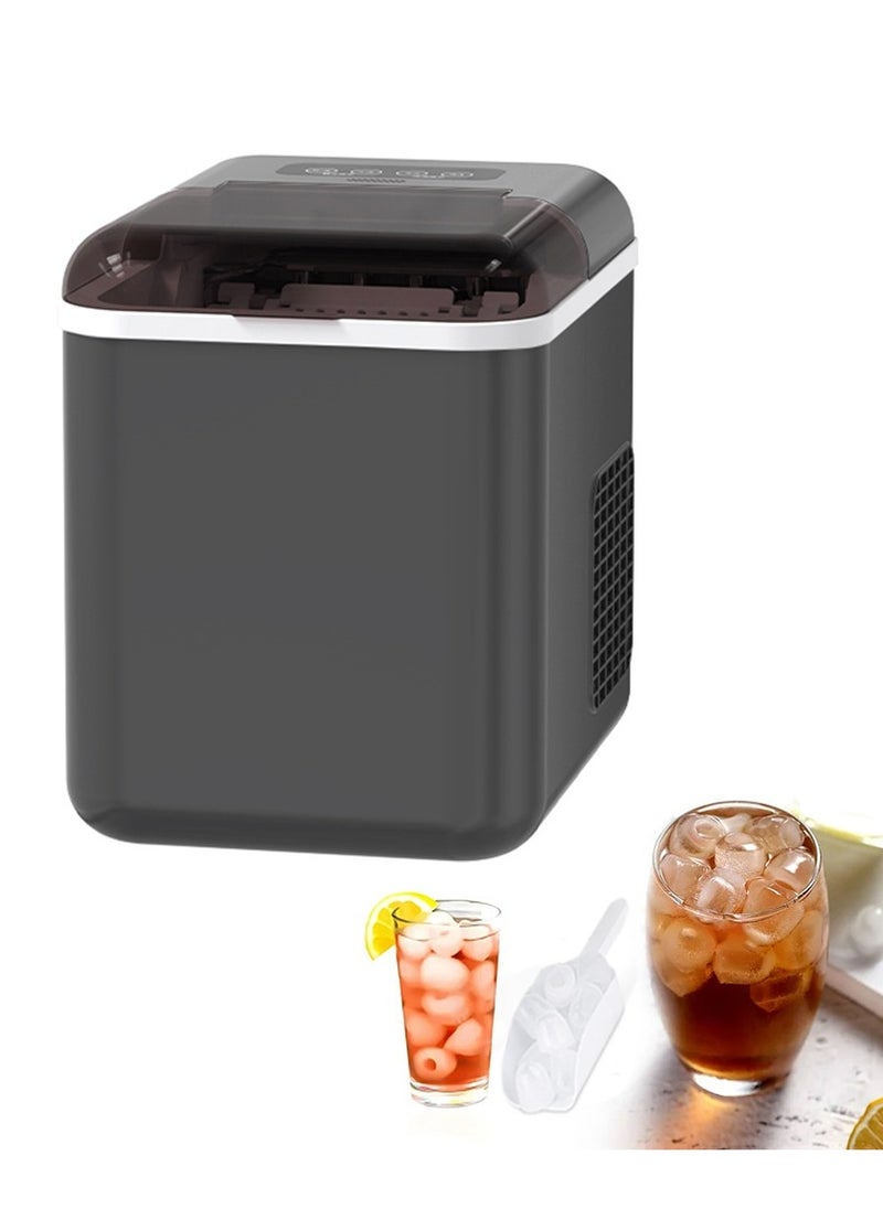 CKGO Smart Ice Maker Machine Small and Large Bullet Ice 9pcs/6-8min Fast Ice Maker App Control Automatic Self-Cleaning with Ice Scoop for Home/Bars/Coffee Shop  - Image 1