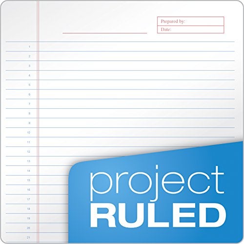 TOPS Docket Gold Project Planner, 8-1/2" x 11-3/4", Top-Wire Bound, Project Rule, Burgundy Cover, 70 Sheets (99701) - Image 2