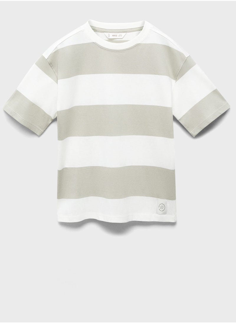 MANGO - Kids Colorblock T-Shirt - Image 1