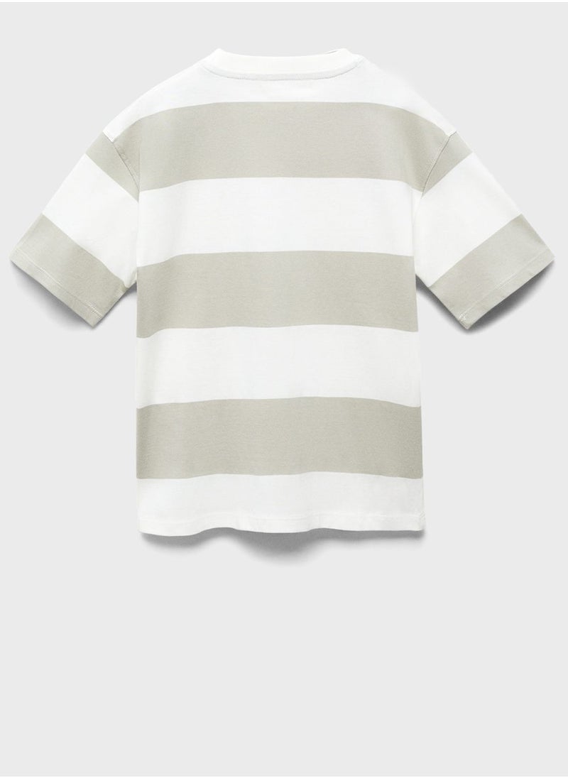 MANGO - Kids Colorblock T-Shirt - Image 1
