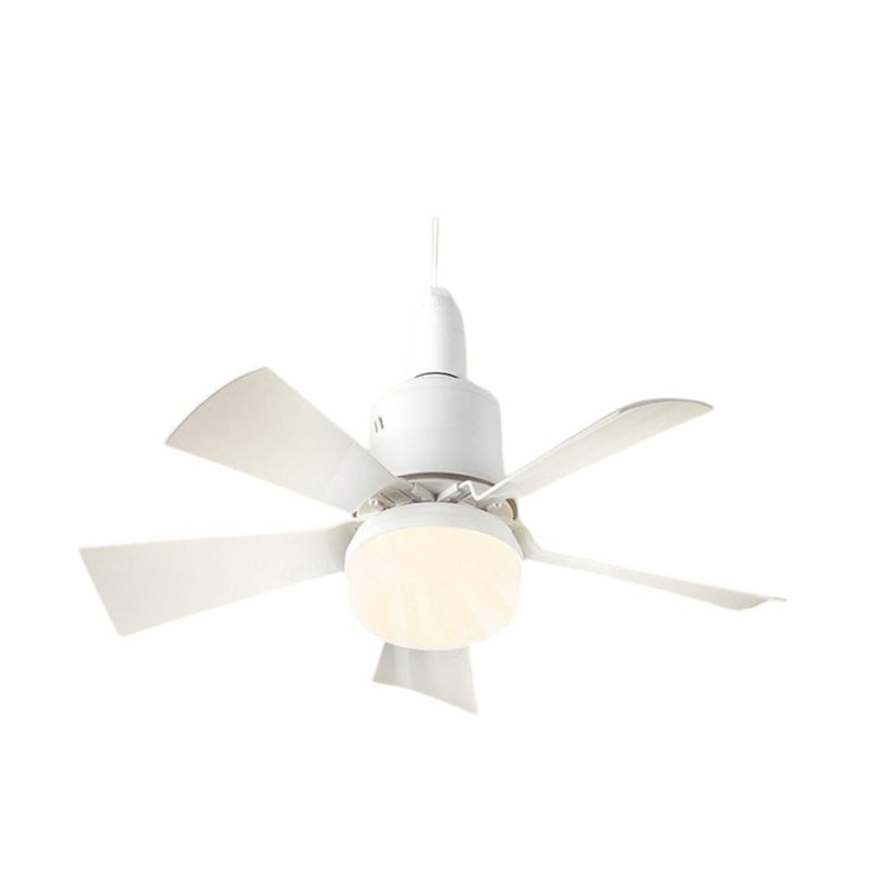 LED Ceiling Fan E27 Base Foldable 42cm White