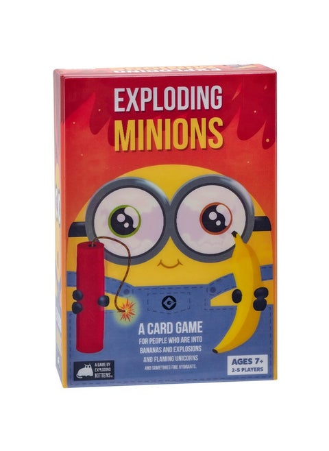 Exploding Minions By Exploding Kittens A Russian Roulette Card Game Easy Family Friendly Party Games For Kids Teens & Adults 2 5 Players