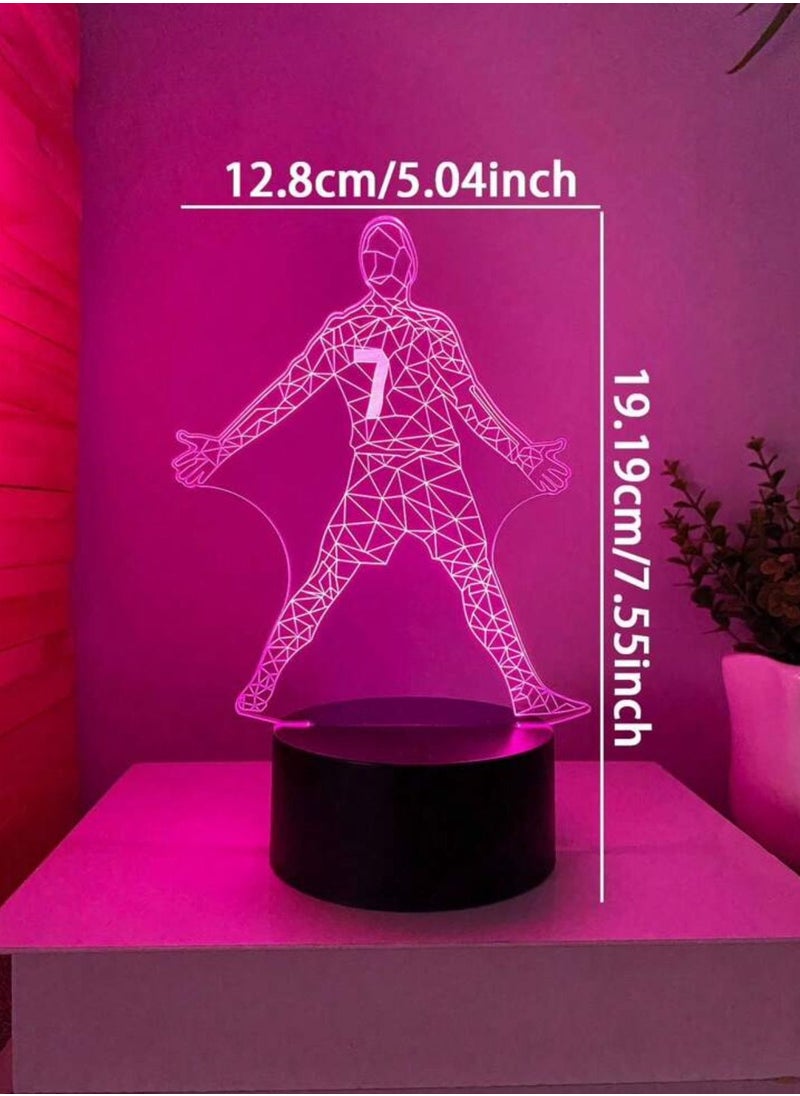 Generic - 3D LED Table Lamp Multicolor Gaming Pattern Decorative Table Lamp - Image 1