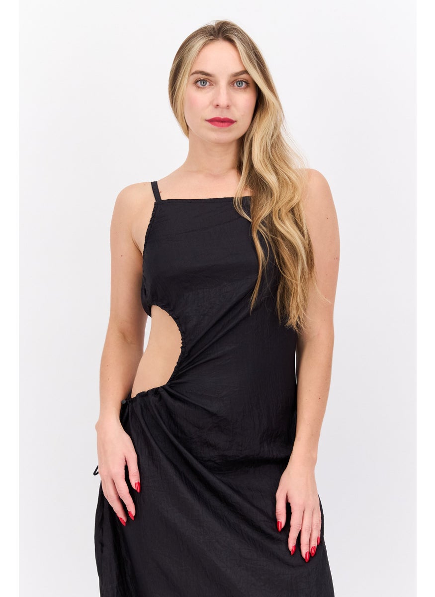 Women Plain Midi Dress, Black - pzsku/Z210990199DB5895A1228Z/45/_/1737642048/dc0a41eb-12e0-41f1-872e-b00c120ae464