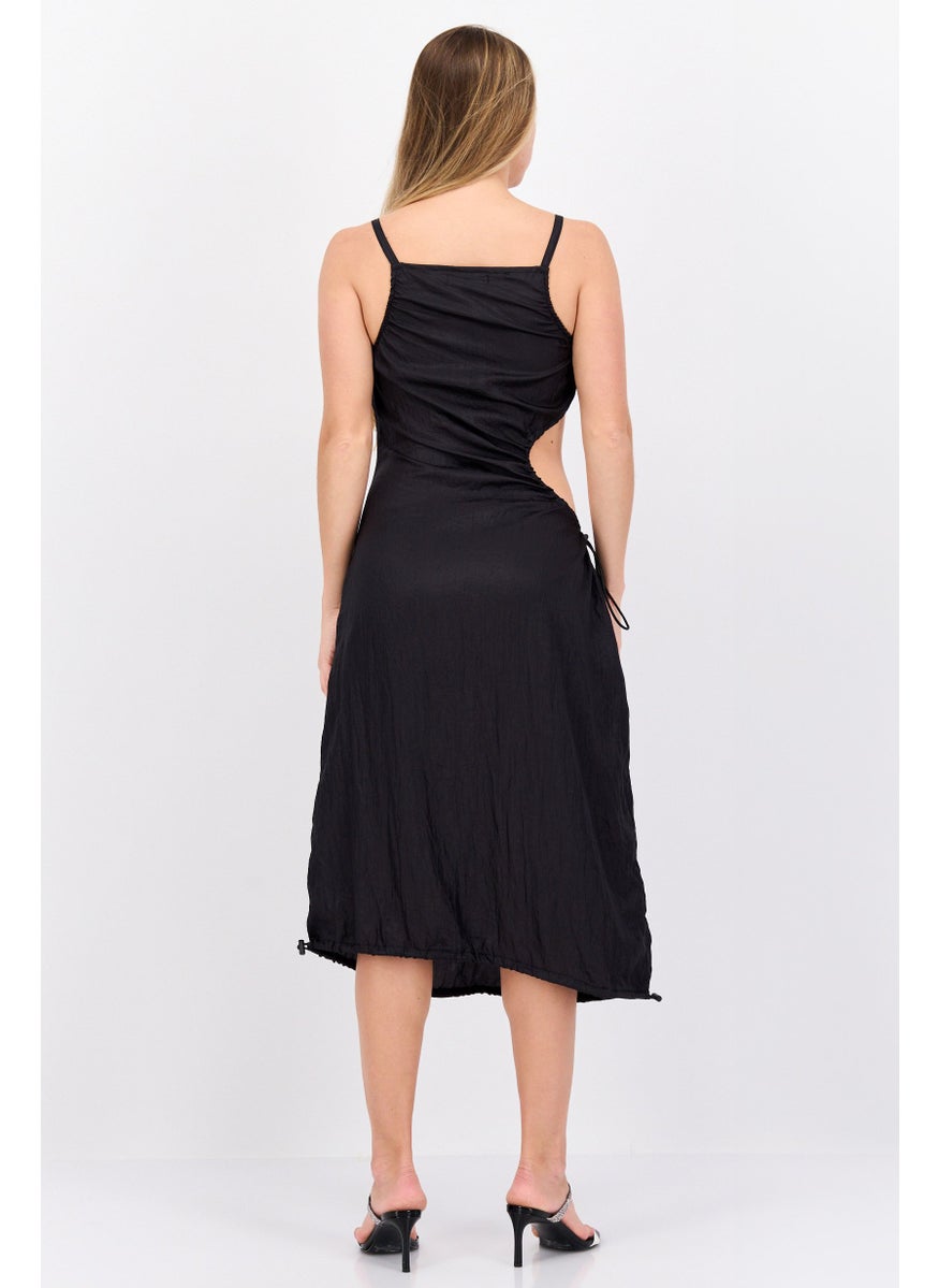 Women Plain Midi Dress, Black - pzsku/Z210990199DB5895A1228Z/45/_/1737642059/7b3a3bdd-c6be-48e0-8cf6-46cf7b62167c