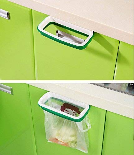 Lunies Over the Cabinet Plastic Trash Bag Holder for Kitchen, Under Sink Trash Can, Grocery Bag Holder for RV,Bathroom, Dorm Room, Office 8.6"x 4.9" - Image 4