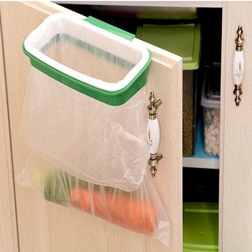 Lunies Over the Cabinet Plastic Trash Bag Holder for Kitchen, Under Sink Trash Can, Grocery Bag Holder for RV,Bathroom, Dorm Room, Office 8.6"x 4.9" - Image 5