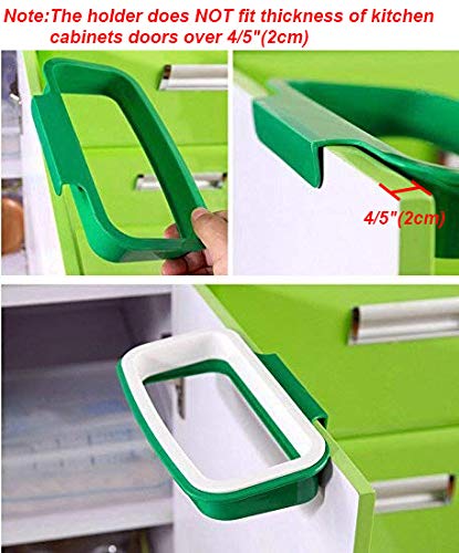 Lunies Over the Cabinet Plastic Trash Bag Holder for Kitchen, Under Sink Trash Can, Grocery Bag Holder for RV,Bathroom, Dorm Room, Office 8.6"x 4.9" - Image 3
