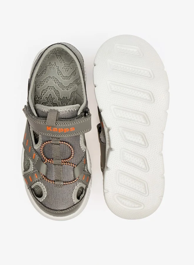 كابا Boys' Strappy Sandals with Hook and Loop Closure