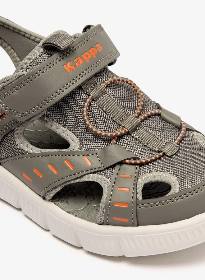 كابا Boys' Strappy Sandals with Hook and Loop Closure