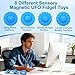 Sizobi Magnetic Fidget Balls Silicone Fidget Toys for Adults Teens4PCS Stress Relief Sensory Toys for Autism ADHD AnxietyQuiet UFO Office Desk Stress ToysStocking Stuffers for Women Men Teen Gift - Image 4