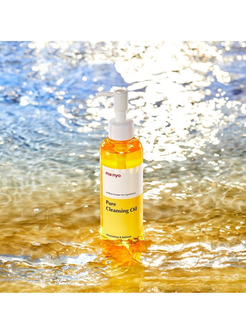 ma:nyo Pure Cleansing Oil Korean Facial Cleanser, Blackhead Melting, Daily Makeup Removal with Argan Oil, for Women Korean Skin care 6.7 fl oz (1 Pack) - Image 5