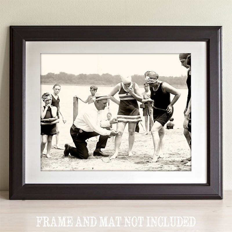 Lone Star Art The Wating Suit Cop - 11x14 Print unframed - Perfect Beach Beach Home/Lake House Decor - Image 2