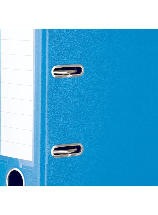 MOMENT Premium A4 Lever Arch File, Power Mechanism, FSC Certified, Replaceable Spine Labels, Ring Binder, Archiving & Home Office File Organizer, Black - Image 5