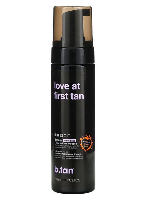 Love at First Tan 1 Hour Self Tan Mousse Darker Violet Base 6.7 fl oz (200 ml)