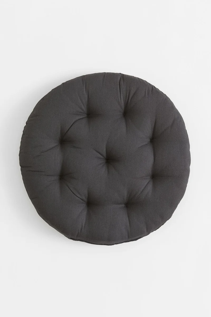 H&M Round twill seat cushion