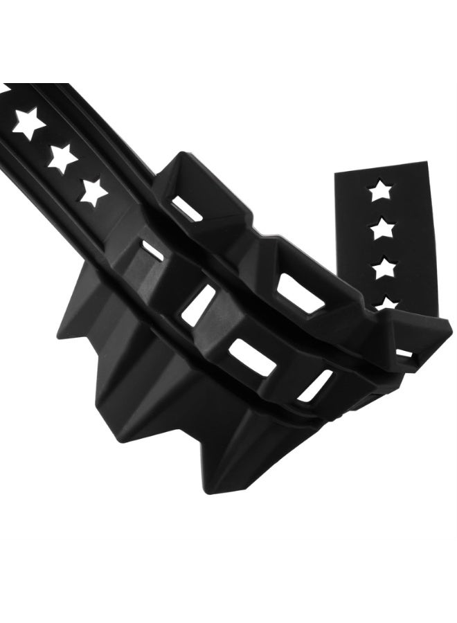 Generic Motorcycle Universal Exhaust Heat Shield Cover Muffler Pipe Guard Leg Anti Hot Silencer Guard Anti-scalding Protector Ring for Muffler Tailpipe Dirt Bike off Motorbike (Black)  - Image 2
