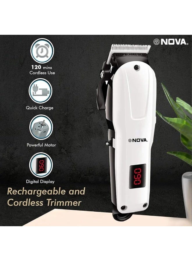 NOVA The Nova professional hair clipper is designed to be rechargeable and cordless for ease of use. - Image 5