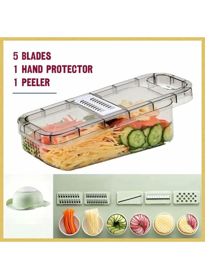 Multi-functional Vegetable Grater Slicer Set Vegetable Cutter Food Fruit Cutter Slicer  - Image 3