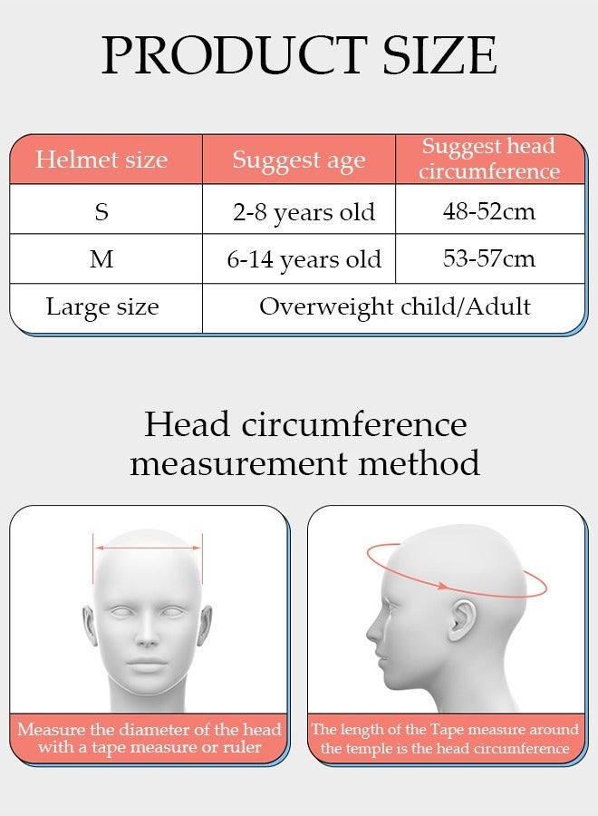 DUNISO 7-Piece Kids Safety Sports Gear Set Include A Pair of Knee Pads Elbow Guard Palm Protector and A Helmet for Outdoor Sports Skateboard Roller Skating - Image 4