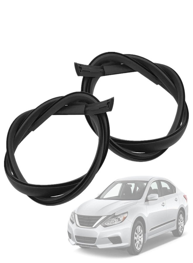 LDCRE 2PCS Left and Right Side Roof Strip Moulding Trim Rubber Fit for Nissan Altima 2013-2018，Roof Drip Trim Replace 73853-3TA0A,73852-3TA0A,738533TA0A,738523TA0A - Image 1