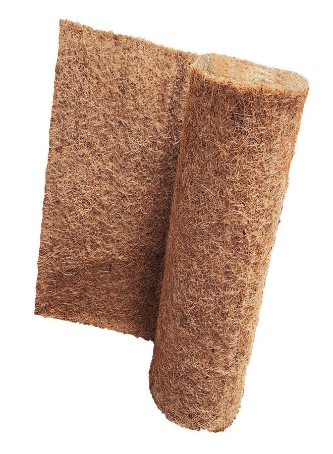 Natural Coco Coir Roll Sheet Planter Liners, 1 Meter x 1 Meter Flowerpot Basket Coco Fiber Sheet Coir Mat Liner for Hanging Basket Pad, Garden Plants & Wall Planter Home Plant Decor [ Pack of 1] - Image 1