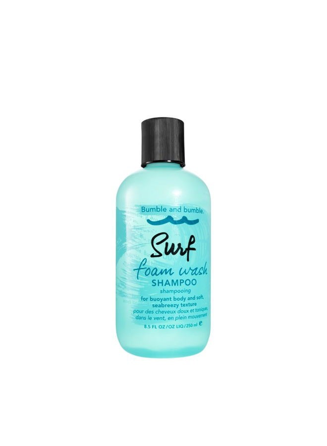 Bumble and Bumble . Surf Foam Wash Texturizing Shampoo | For Seabreezy Texture | Volumizing | Wavy, Straight, 8.5 Fl Oz - Image 1