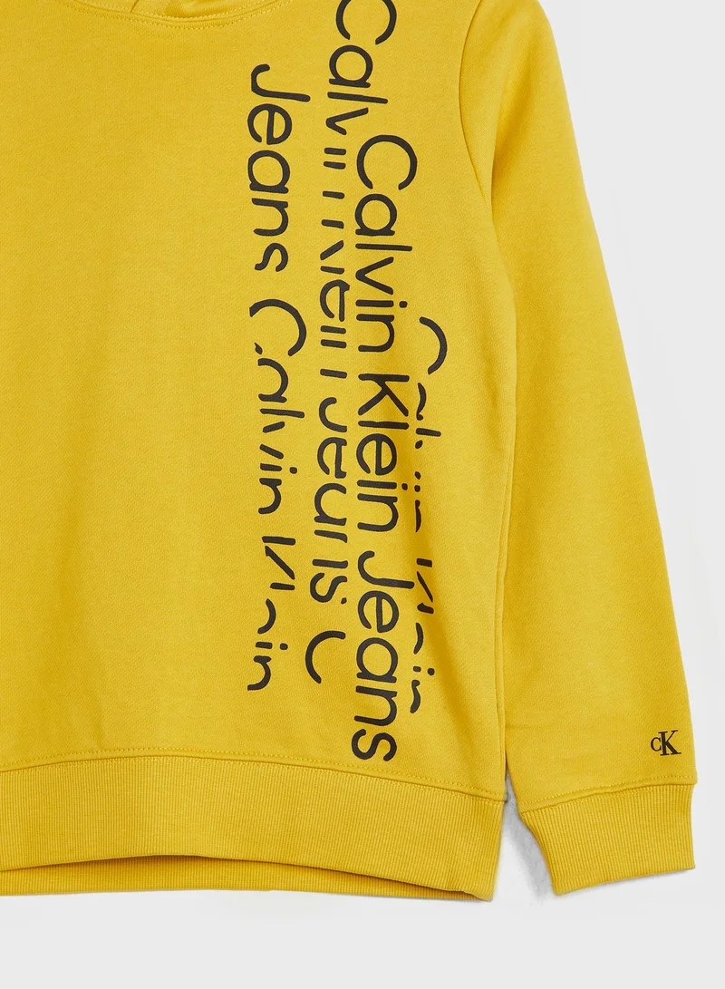 Calvin Klein Jeans Youth Logo Hoodie