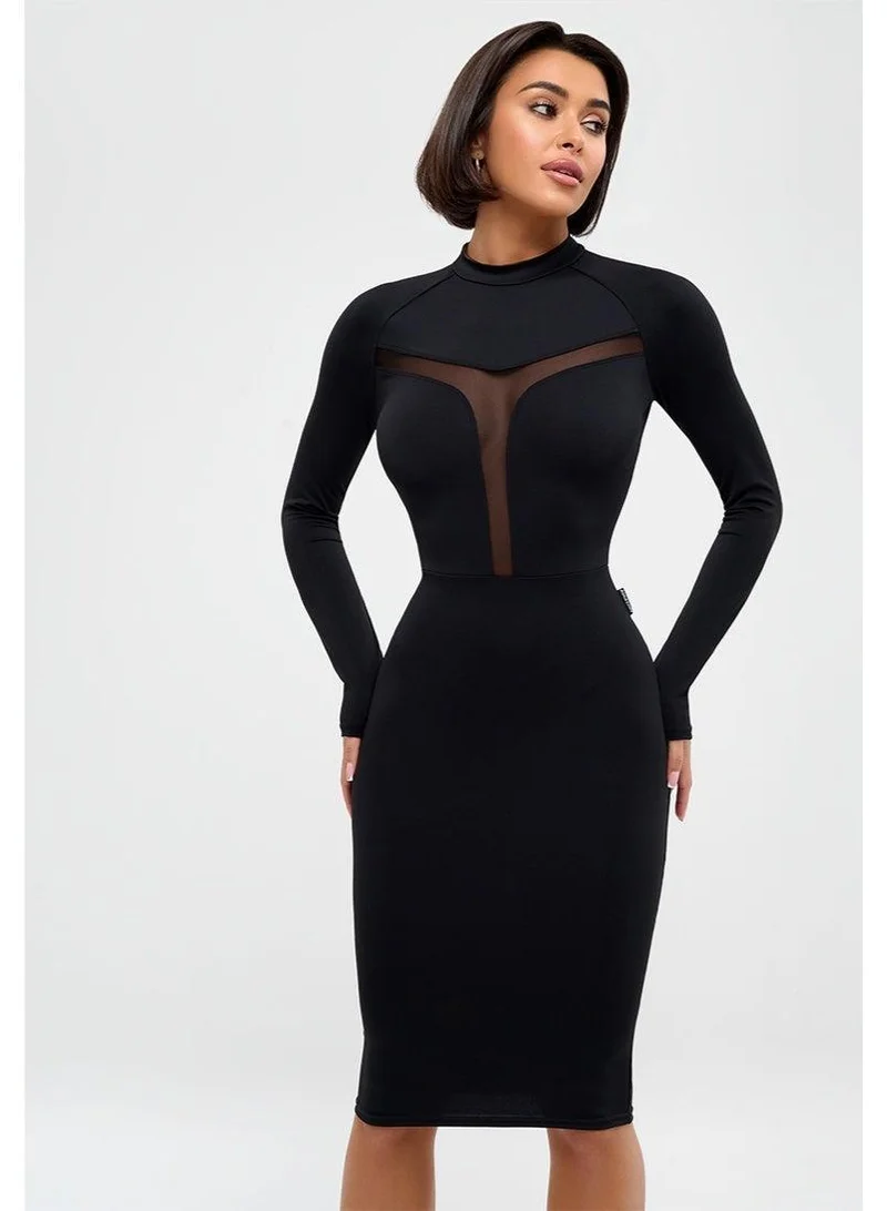 Bona Fide Aphrodisiac Dress Black Aphrodisiac Long Sleeve Dress for Women for Women | Best Price UAE