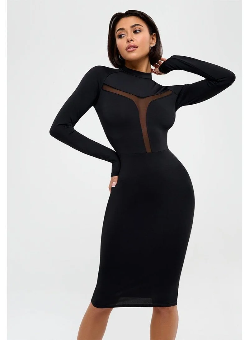 Bona Fide Aphrodisiac Dress Black Aphrodisiac Long Sleeve Dress for Women for Women | Best Price UAE