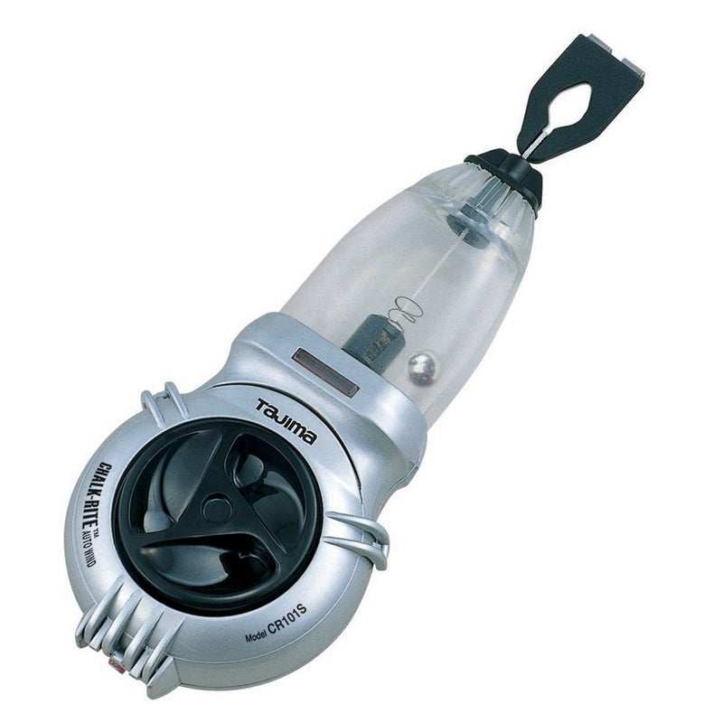 خط الطباشير TAJIMA - صندوق الطباشير مع سلك قابل للرجوع التلقائي وعلبة عرض سريعة - CR101S-0