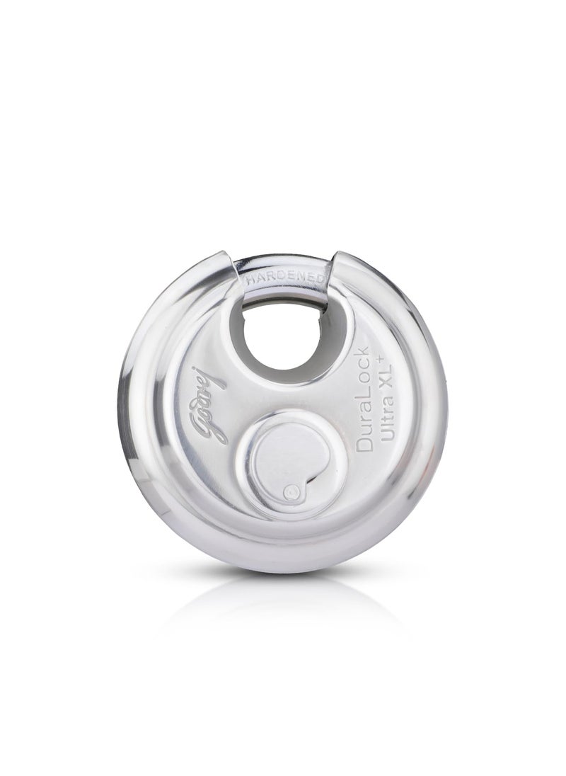 Godrej Locking Solutions and Systems Godrej Stainless Steel Disc Padlock Silver Keypad  - Image 1
