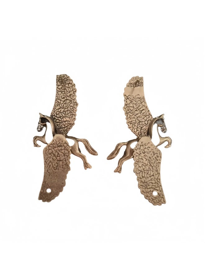 LumiArk Mythical Pegasus - Shaped Stud Earrings - Image 4