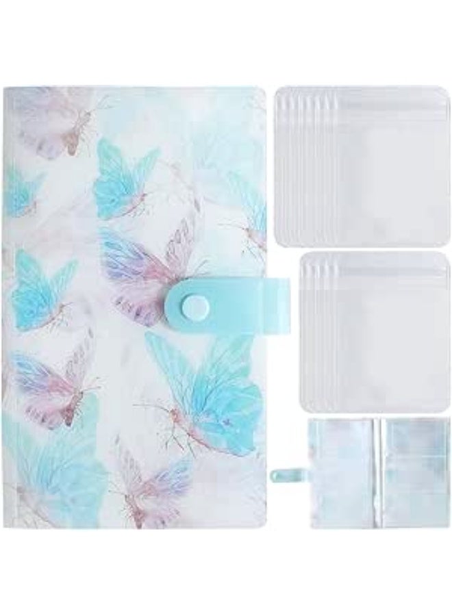 Nail sticker booklet, 120 compartments, sticker display and storage booklet plus 30 stickers, nail salon sticker product storage bag, simple and modern design - Image 4