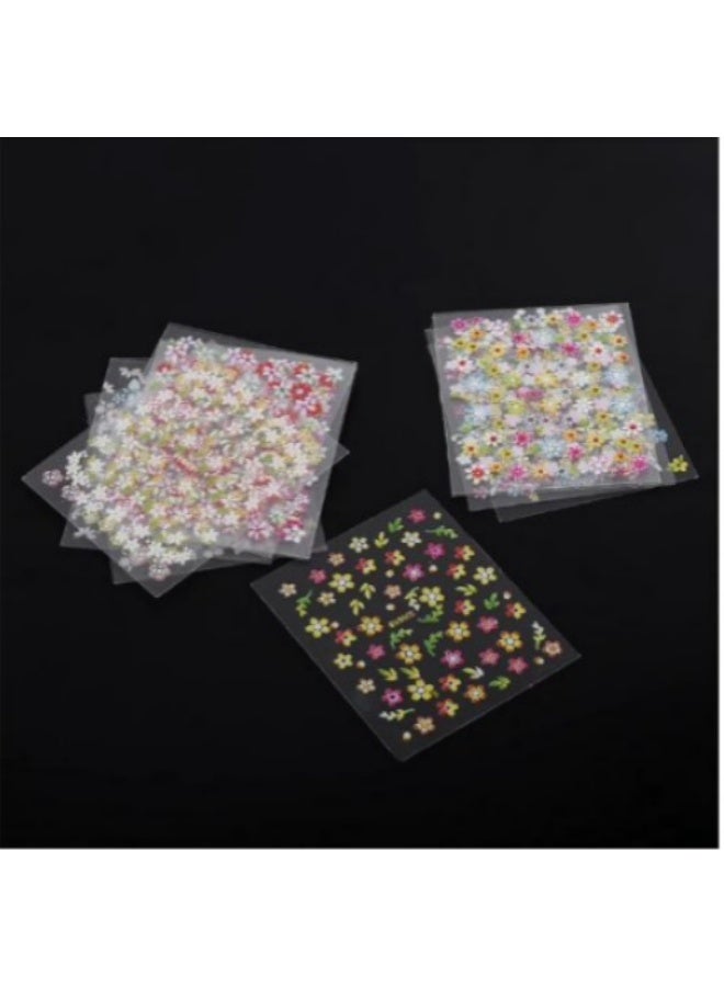 Nail sticker booklet, 120 compartments, sticker display and storage booklet plus 30 stickers, nail salon sticker product storage bag, simple and modern design - Image 5